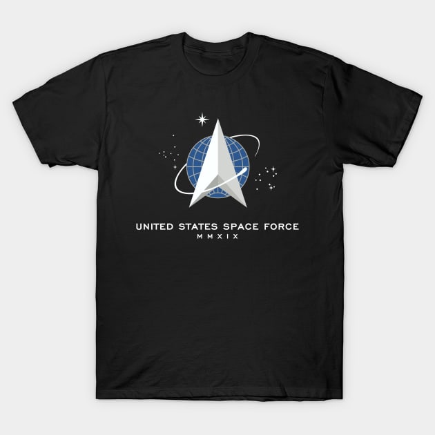 Space Force Logo T-Shirt by smilingnoodles